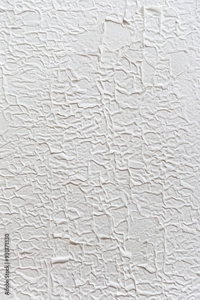 Fototapeta White textured wall