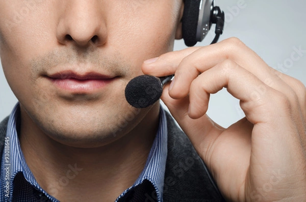 Fototapeta Call center operator