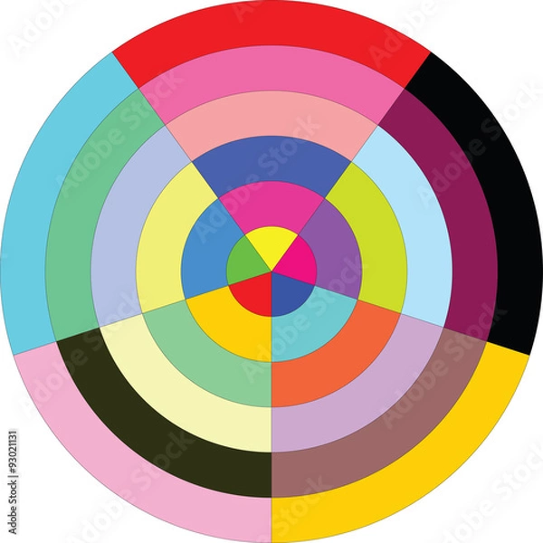 Fototapeta Circle diagram