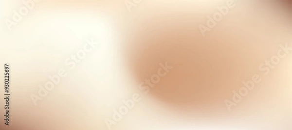 Fototapeta Nude golden colored gradient. Simple vector gradient background