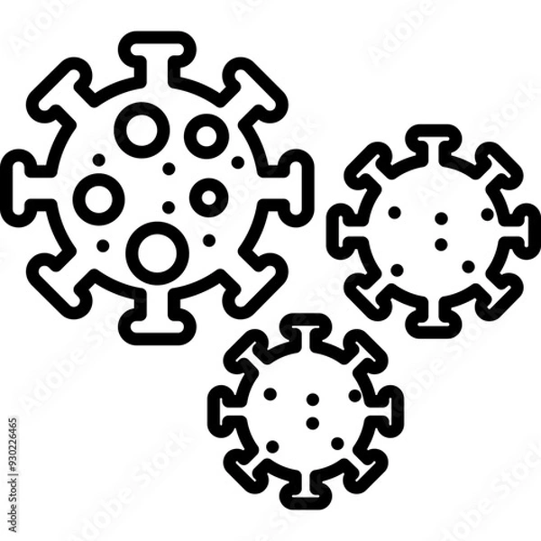 Obraz Epidemic Icon