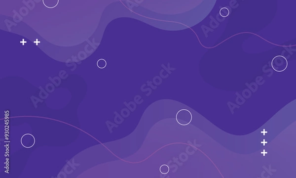 Obraz wavy abstract background dynamic shapes layout