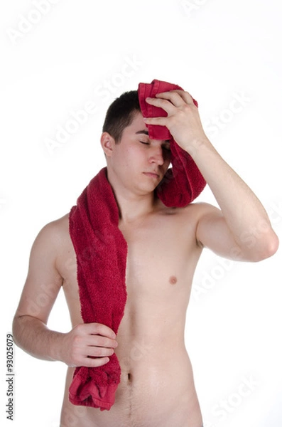 Obraz man after the gym 