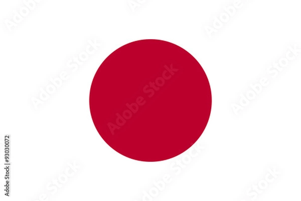 Fototapeta Japanese flag