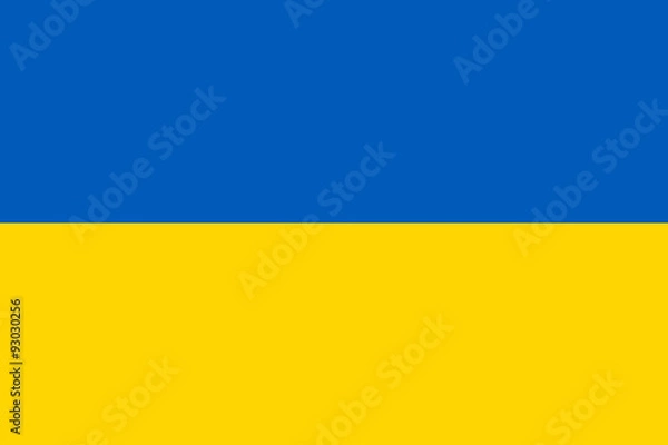 Fototapeta Ukraińska flaga