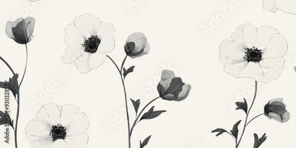 Obraz seamless floral pattern	