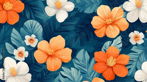 Obraz seamless floral pattern	