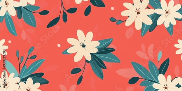 Obraz seamless floral pattern	