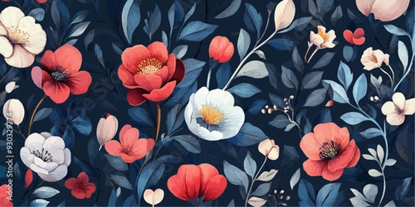 Obraz seamless floral pattern	