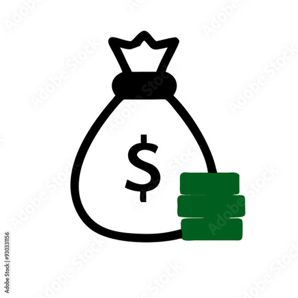 Obraz bag of money