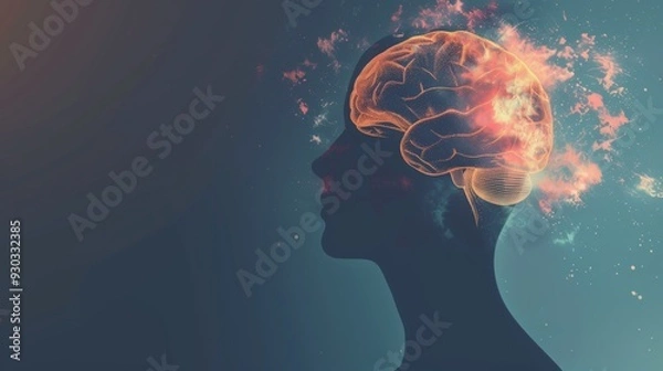 Obraz Illuminated MindBrain