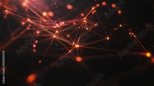 Fototapeta Abstract digital background electromagnetic wave background Innovation digital wave, information technology background and red luxury background with golden line decoration and curve light effect