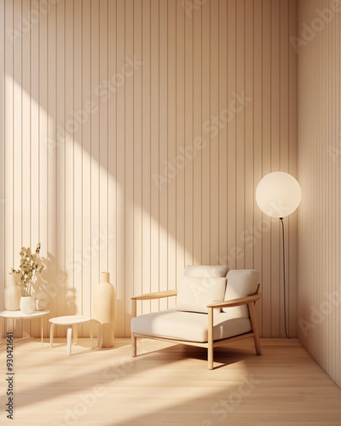 Fototapeta living room minimalist
