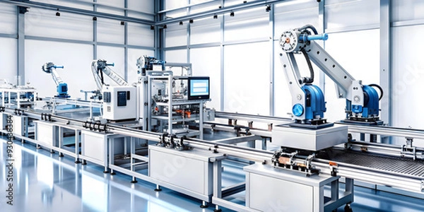 Fototapeta Modern Digital Marketing Agency with AI-Powered Analytics and Interactive Campaign Boards - Innovative, Creative, High-Tech Concept for Digital Marketing Background in Photo Stock