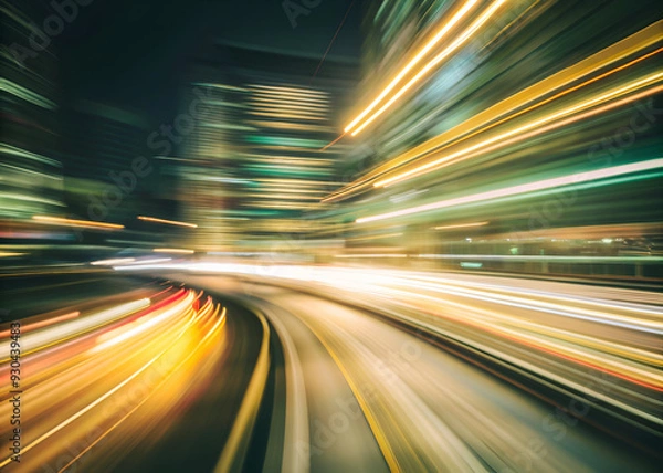 Fototapeta Abstract speed motion blur