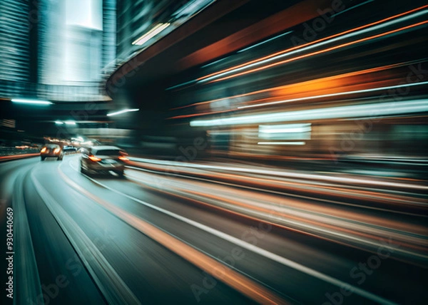 Fototapeta Abstract speed motion blur