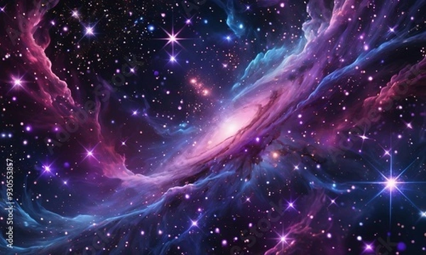 Fototapeta background with stars