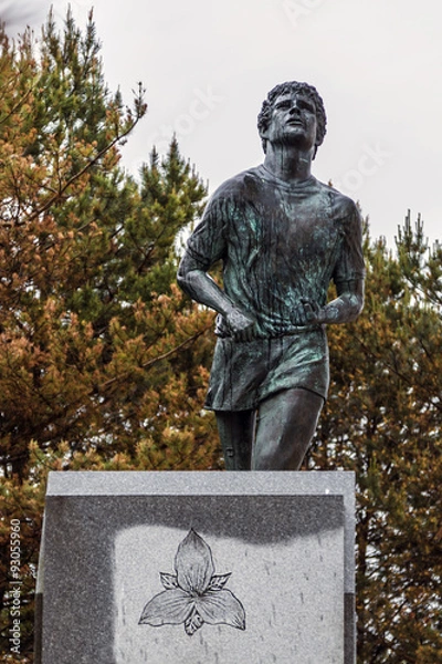 Obraz Terry Fox Memorial and Lookout na obrzeżach Thunder Bay.