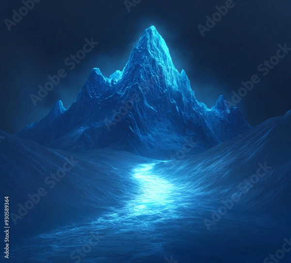 Obraz Blue Mountain Glow.