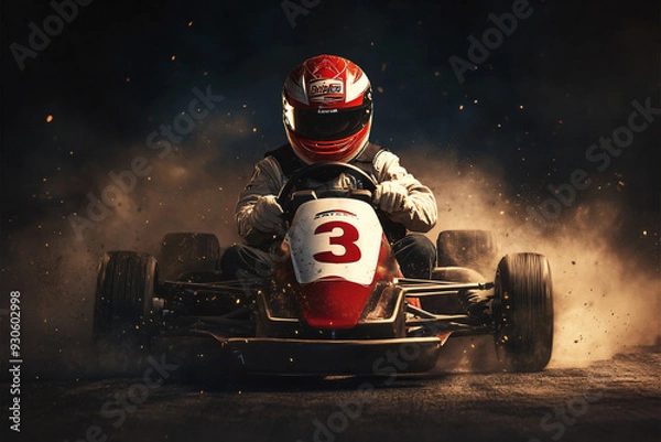 Obraz Go Kart Racing.