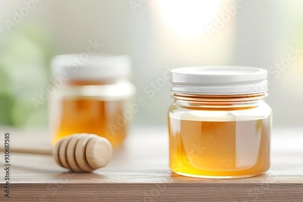 Fototapeta jar of honey
