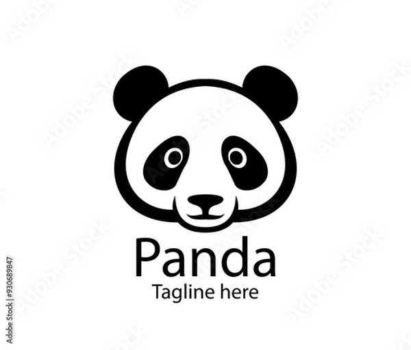 Obraz panda logo, logos , icon