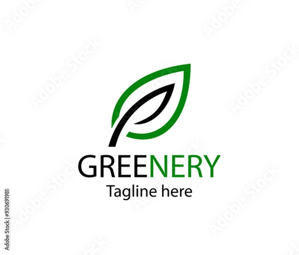 Obraz leaf logo, logos, icon, symbol