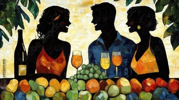 Obraz Evening Gathering