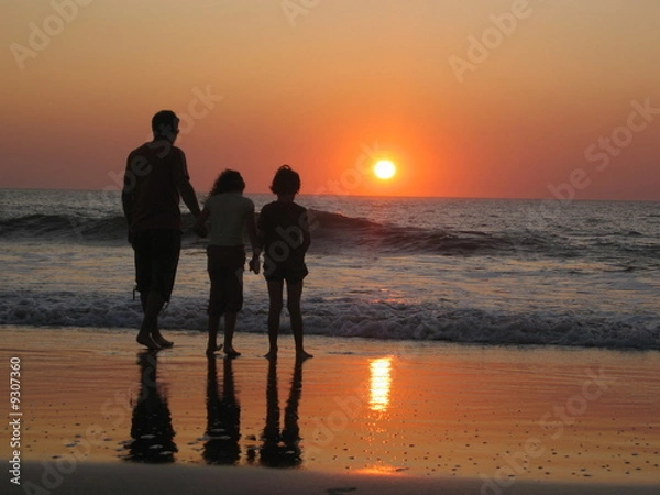 Obraz coucher de soleil