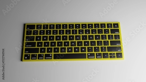 Fototapeta computer keyboard with background