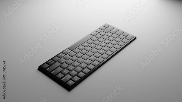 Fototapeta computer keyboard with background