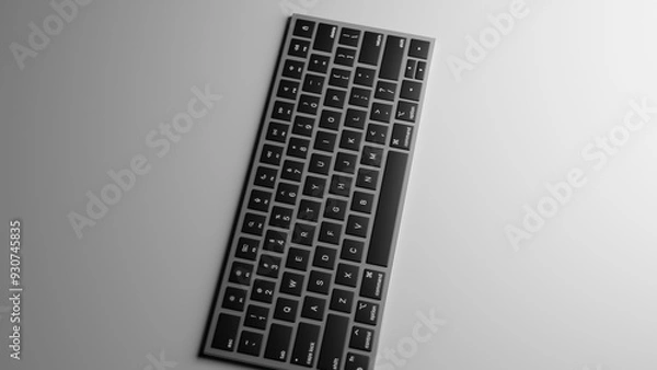 Fototapeta computer keyboard with background