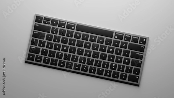 Fototapeta computer keyboard with background