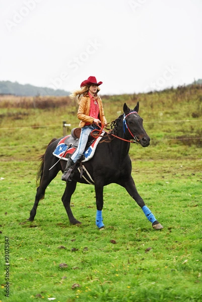 Obraz cowgirl