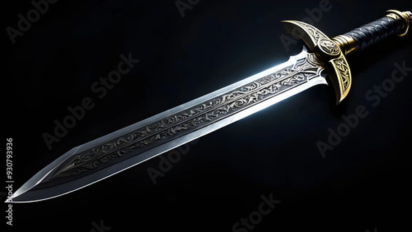 Fototapeta Iconic Weaponry - Ancient Hero's Sword