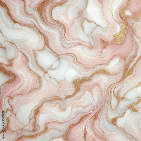 Fototapeta Seamless Abstract Background With multicolored waves and lines marble texture. 3d render illustration. pink marble patterned texture background.
Seamless Pattern abstract natural marble