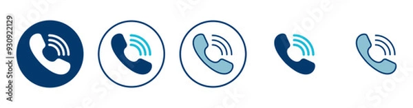 Obraz Call icon vector isolated on white background. Phone icon vector. mobile phone. telephone icon