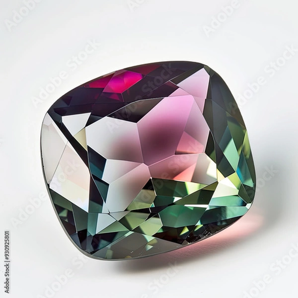 Fototapeta Rare Alexandrite with Dynamic Colors