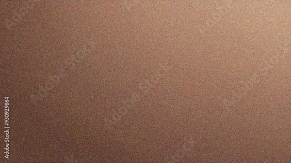 Fototapeta Brown grainy gradient abstract background, noise texture effect, banner poster header design