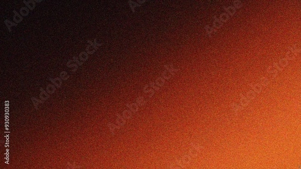 Obraz Red grainy texture effect abstract gradient background  dark vibrant color flow wave copy space