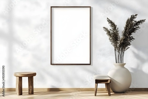 Obraz Blank Frame mockup hanging on wall