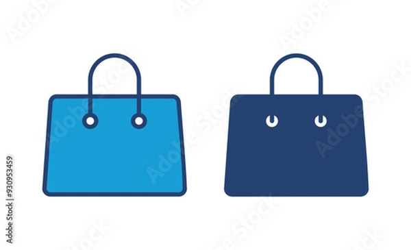 Fototapeta Shopping bag icon vector. shopping icon vector