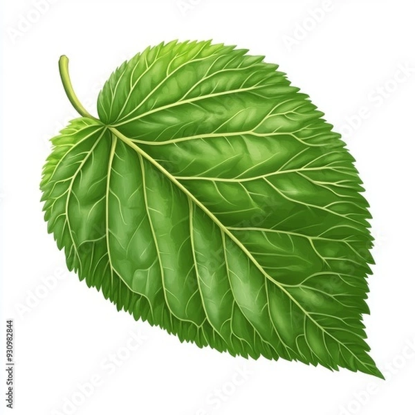 Fototapeta vector graphic of a mulberry leaf