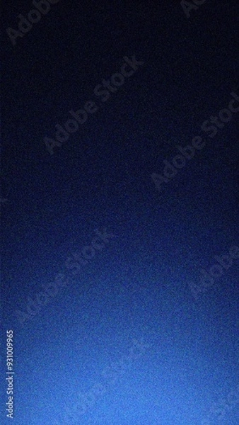 Obraz Glowing abstract gradient shape on blue navy grainy background minimal header cover poster design copy space