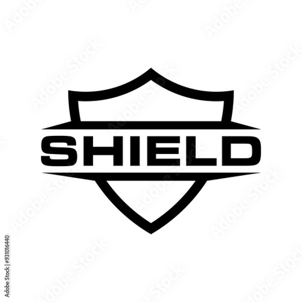 Fototapeta Shield Logo Vector Template