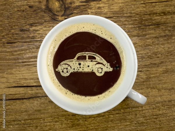 Obraz Kaffee beim Autohändler