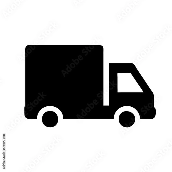 Obraz truck icon illustration