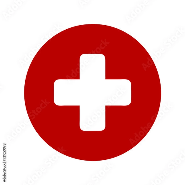 Obraz medical cross icon