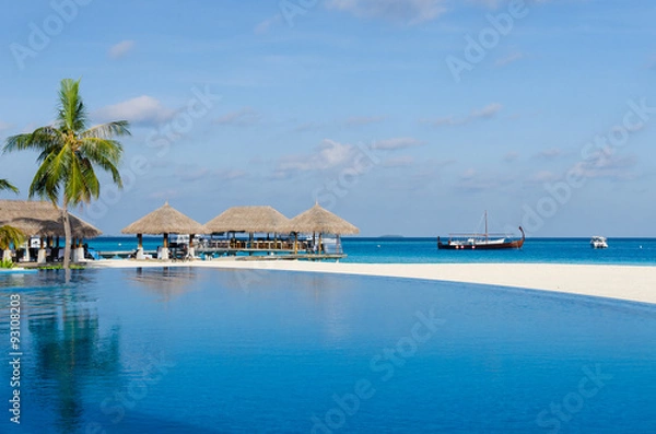 Fototapeta Hochzeit in Velassaru Insel