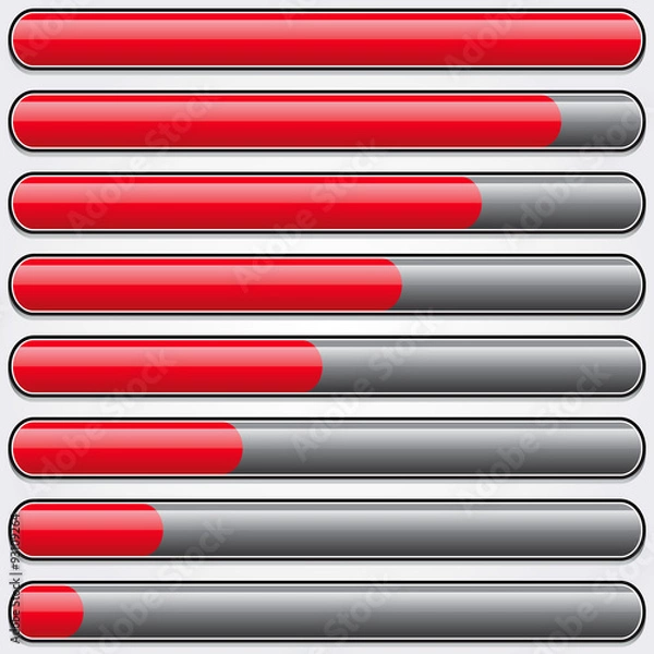 Fototapeta Loading Bars.